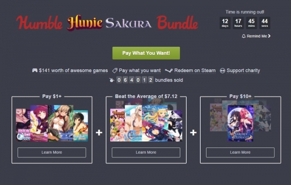 Новый банд для любителей Аниме - Humble Hunie Sakura Bundle